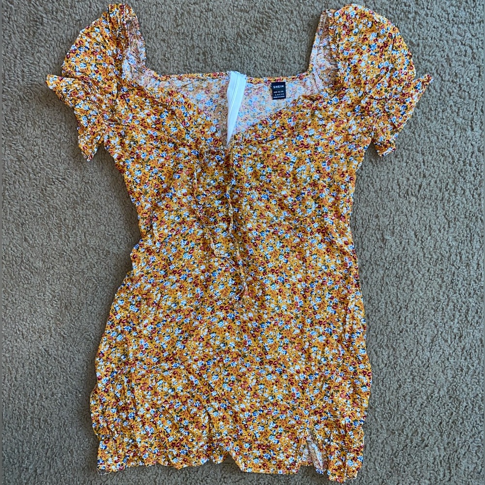 5/$20 SHEIN floral tie front dress